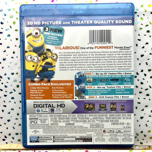 DESPICABLE ME 2 (BLU-RAY 3D, BLU-RAY & DVD) - Picture 3 of 7